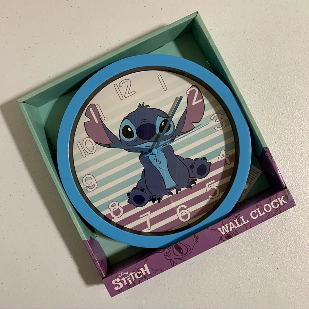 Disney Stitch Analog Wall Clock-NIB